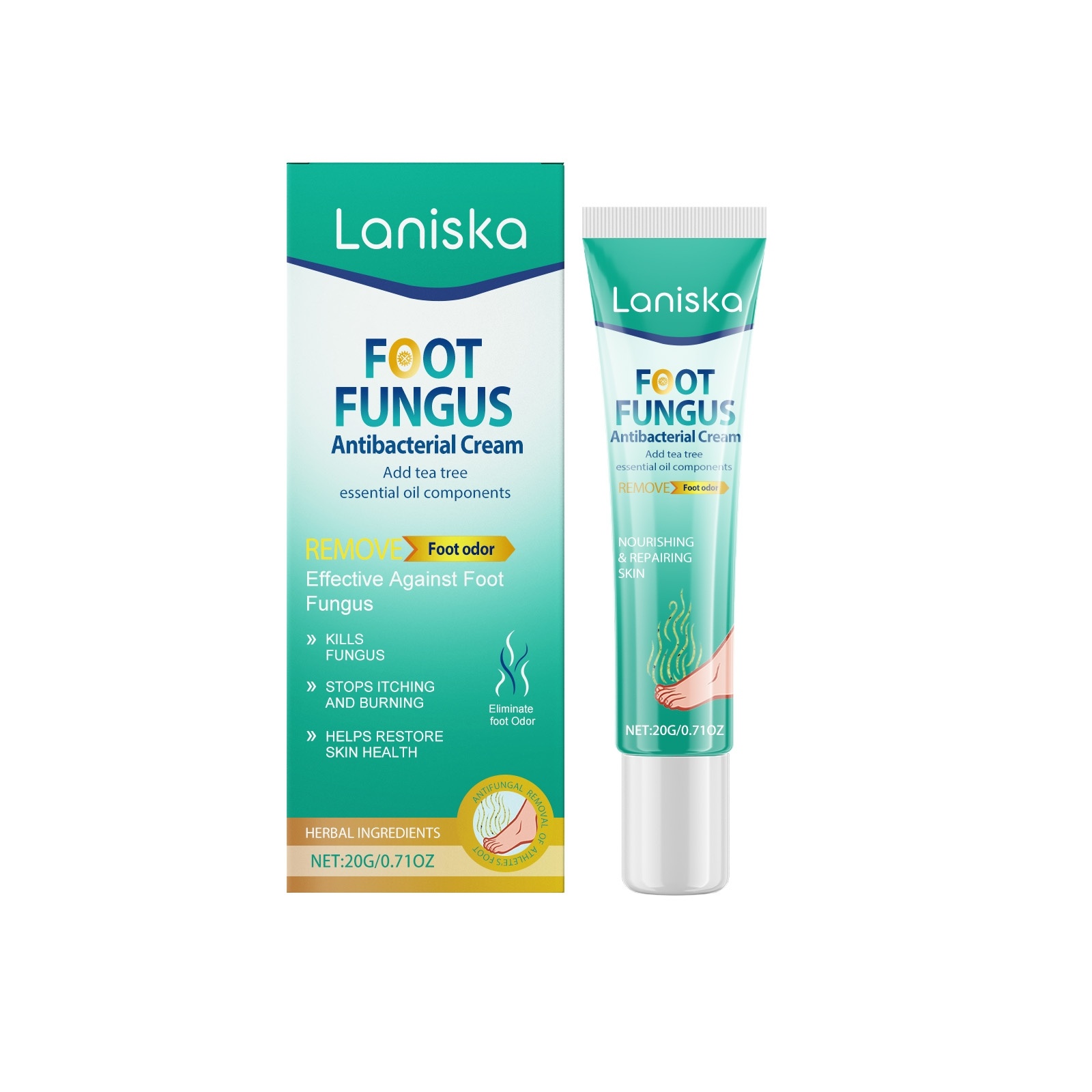 Lansika Foot Anti Bacterial Cream كريم مزيل لرائحة القدم