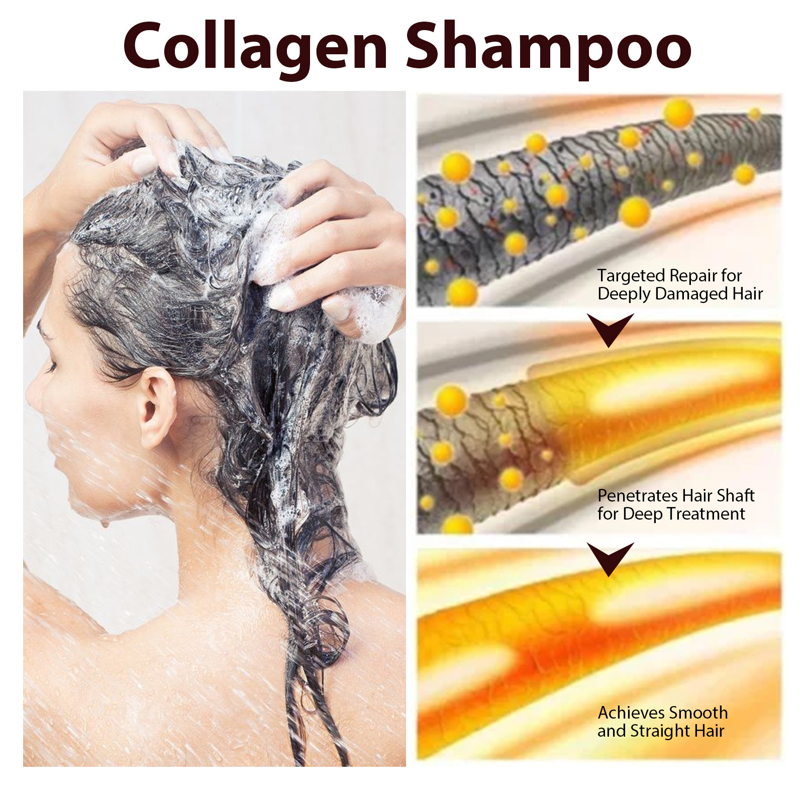 Eelhoe Collagen Shampoo شامبو بالكولاجين من إيلهو - Image 4