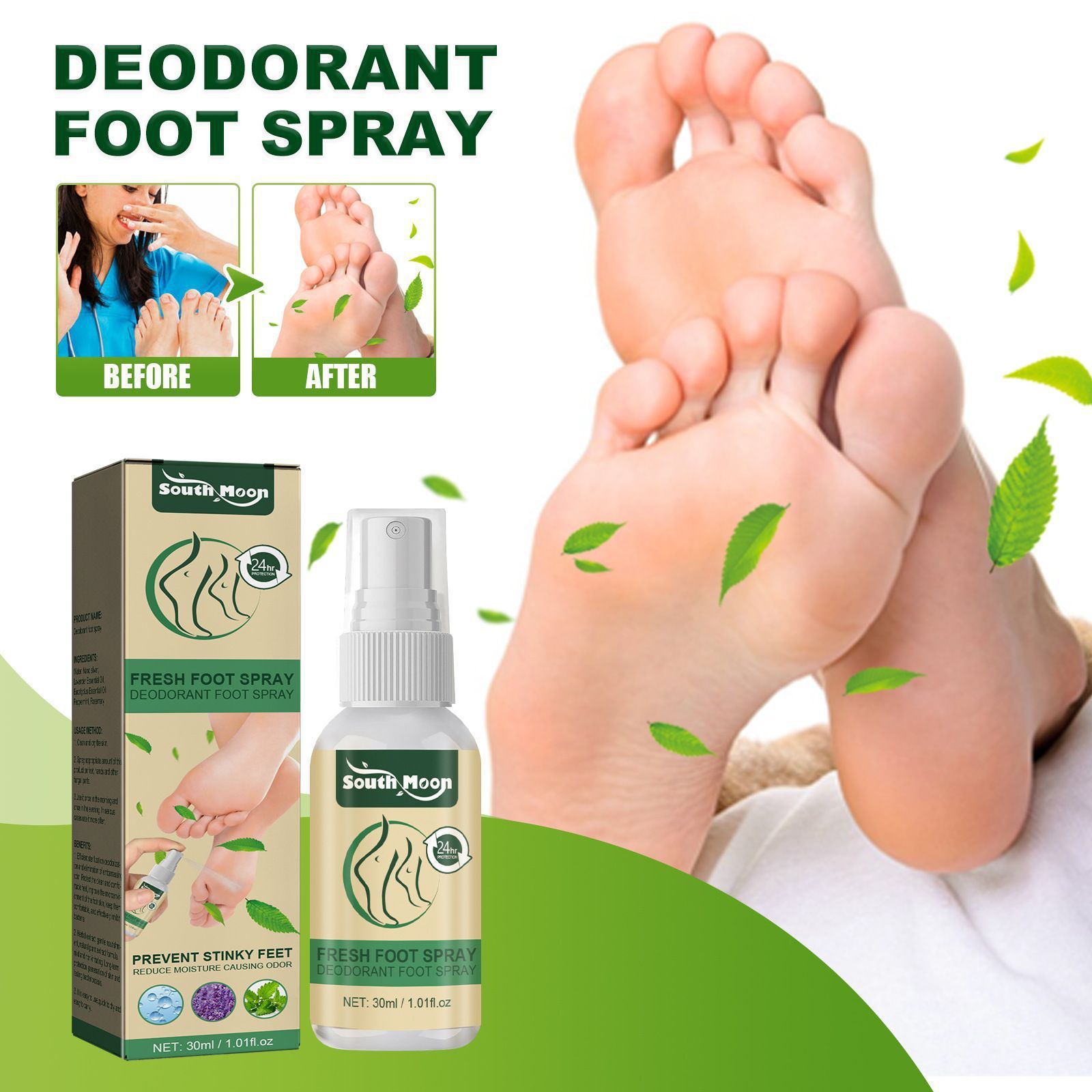 Deodorant Foot Spray