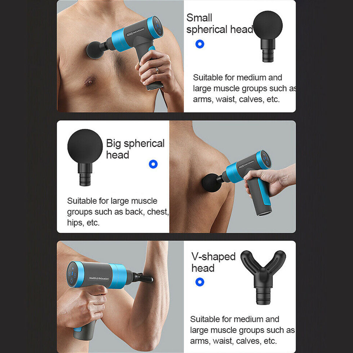 Aiszg Electric Percussion Massage Gun مسدس المساج الكهربائي إيزج - Image 5