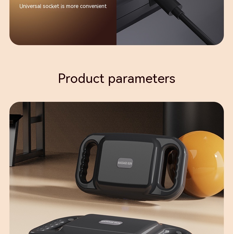 Four-Head Fascia Massage Gun مسدس مساج بأربع رؤوس - Image 7