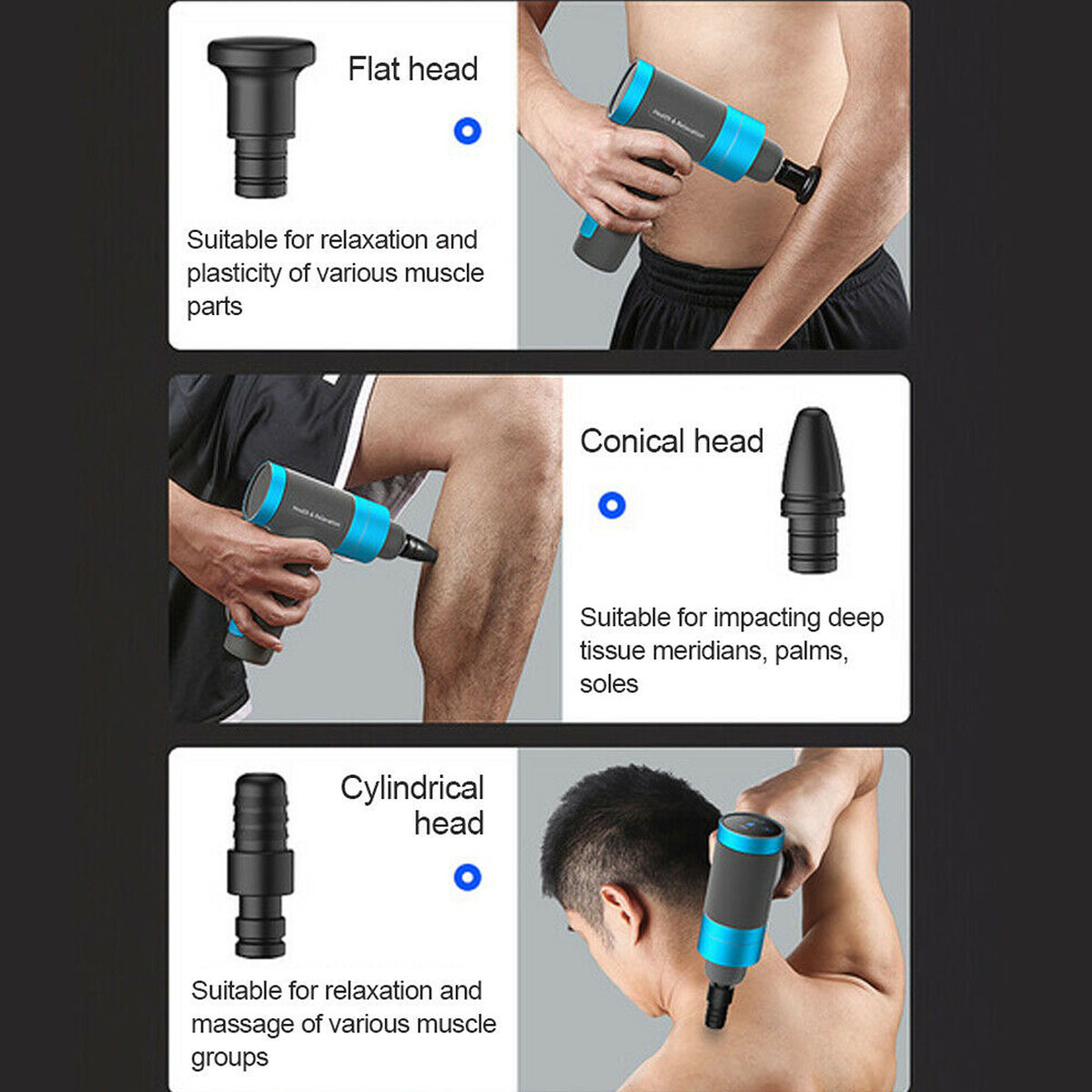 Aiszg Electric Percussion Massage Gun مسدس المساج الكهربائي إيزج - Image 4