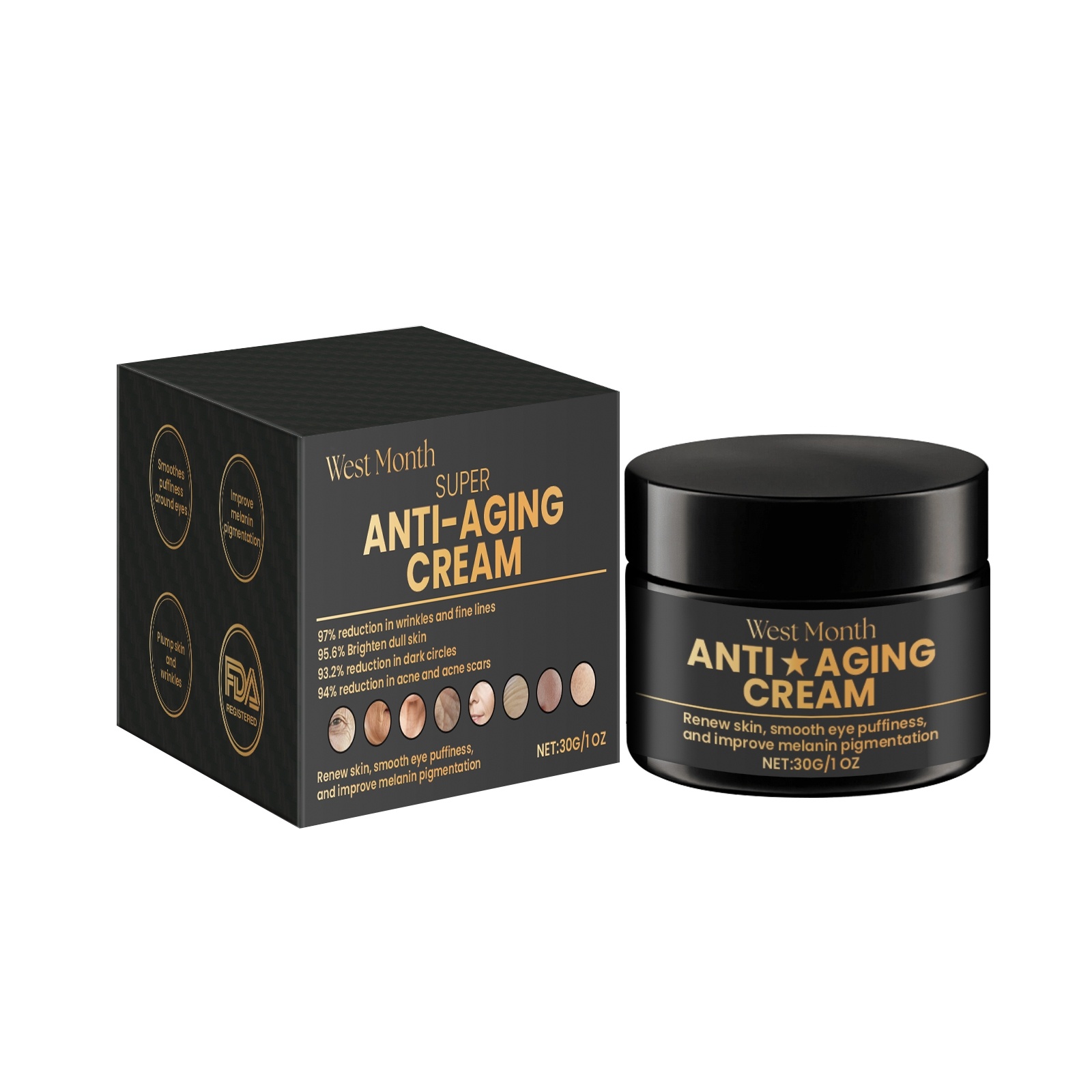 Super Anti Aging Cream كريم ويست مون المضاد للشيخوخة